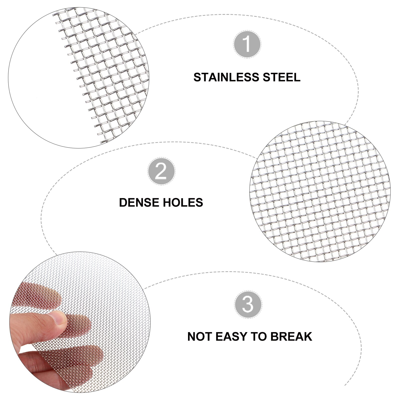 2 Pcs Mesh Durable Rodent Proofing Welded Wire Rodent Control Mesh Sheet for Indoor Garden A50