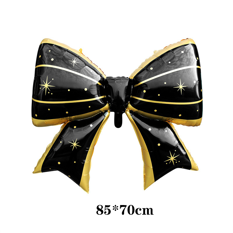 Strikvormig thema folie matte strik kinderverjaardagsfeest decoratie grote vlinderballon fotorekwisieten jubileum evenement decoratie