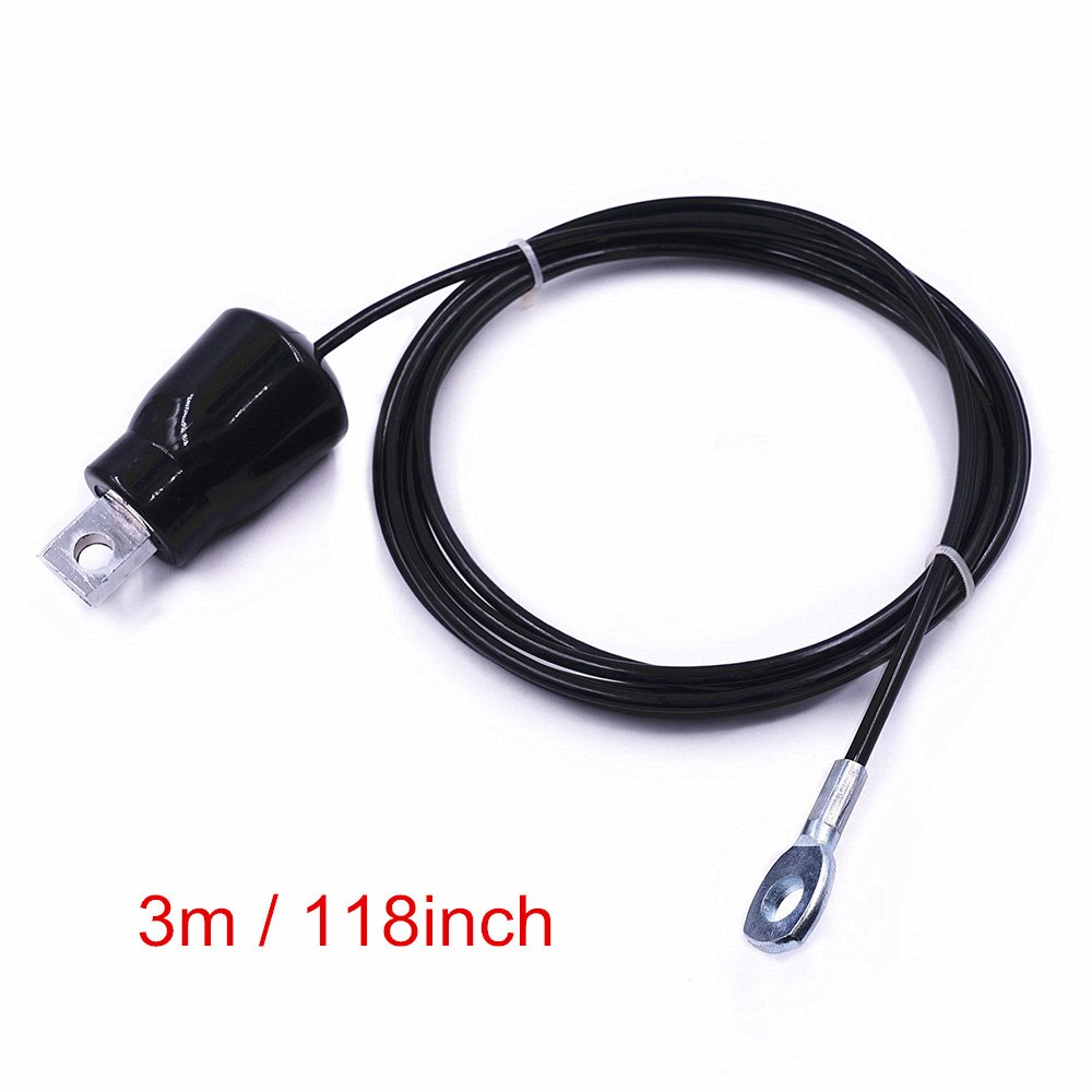 1.4M-3M Gym Cable Wire Rope Heavy Duty Steel Home Gym Cable Fitness Pulley Accessories Arm Biceps Strength Trainning Equipment: WHITE