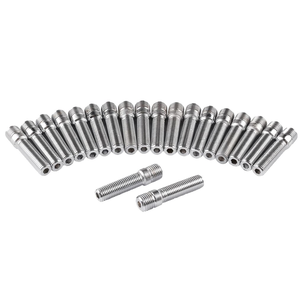 20x Uitgebreid Wiel Stud Conversie M14x1.5 Om M12x1.5 Studs Adapter Kit 58Mm