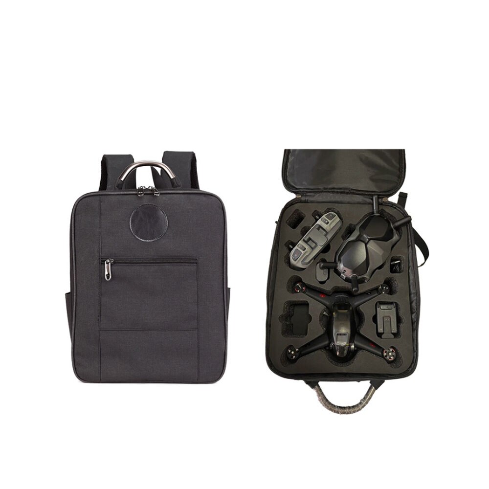 Per Dji FPV zaino borsa da viaggio a spalla antiurto per Dji Fpv Combo Drone borsa di stoccaggio di grande capacità: Black