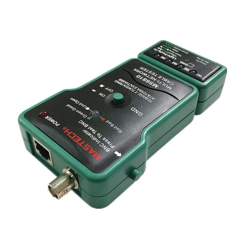 Mastech MS6810 Draagbare Professionele Multi Netwerk Kabel Tester Meter RJ45 Bnc Tests Voor Coaxiale Kabel Lan Tester