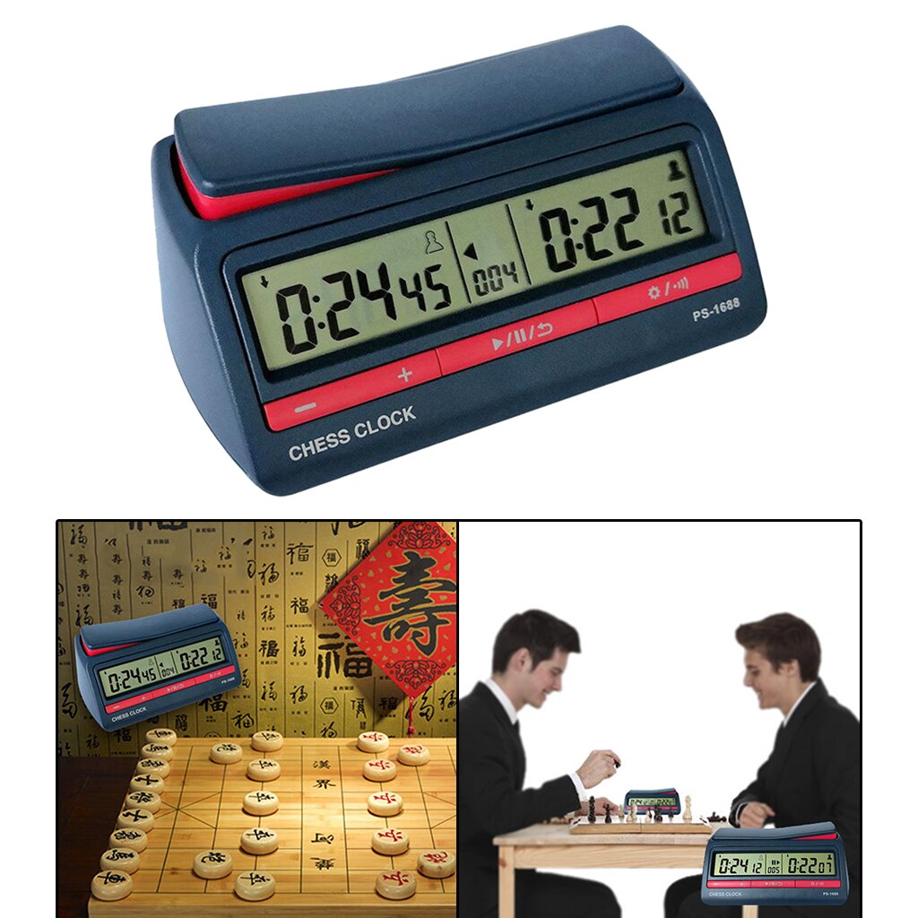 Chess Basic Digital Chess Clock &amp; Game Timer Positive Timing Function with Bonus and Delay Function