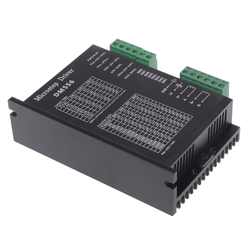 Motor paso a paso Digital bifásico DM556 42/57/86, controlador de Motor paso a paso para equipo eléctrico CNC