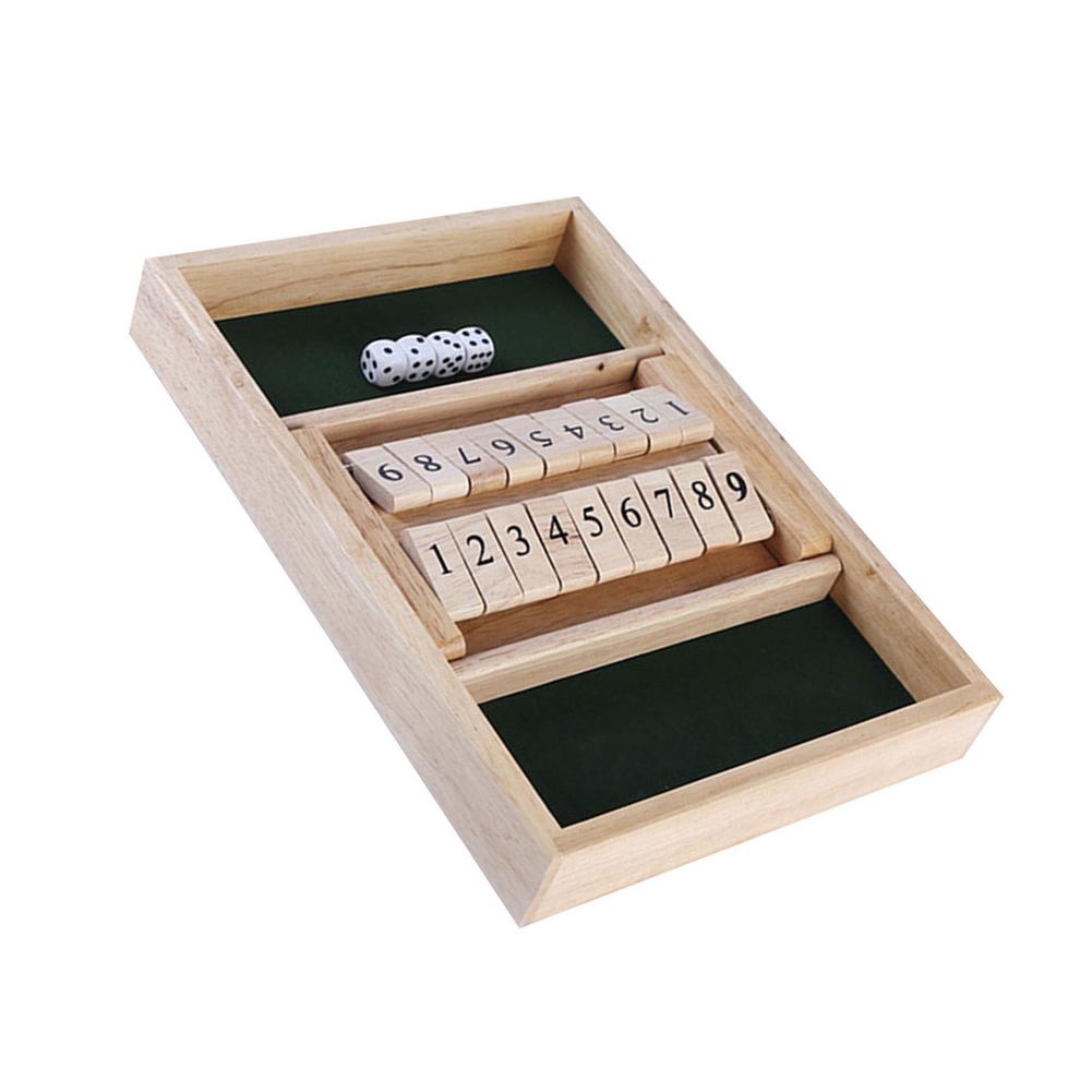 Closed Box Game Adult 2 Or 4 Players Double Board Dice Game Children Home Education Math Strategy Game