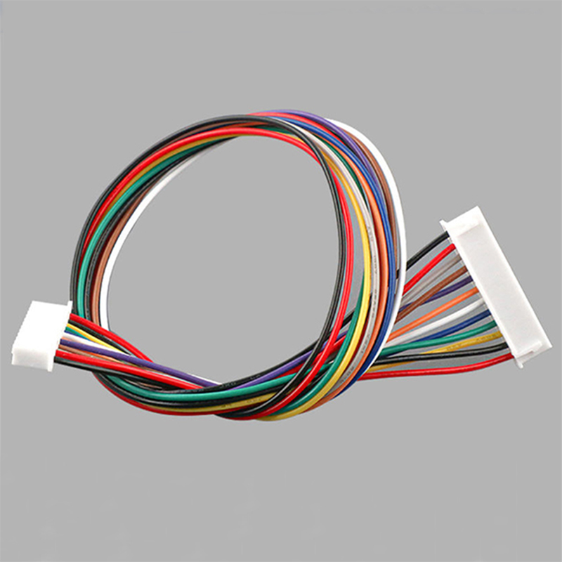 Connecteur de fil à double tête câble de plomb électronique même côté JST XH 2.54mm prise mâle, rallonge électrique 10 cm 20cm 10 pièces