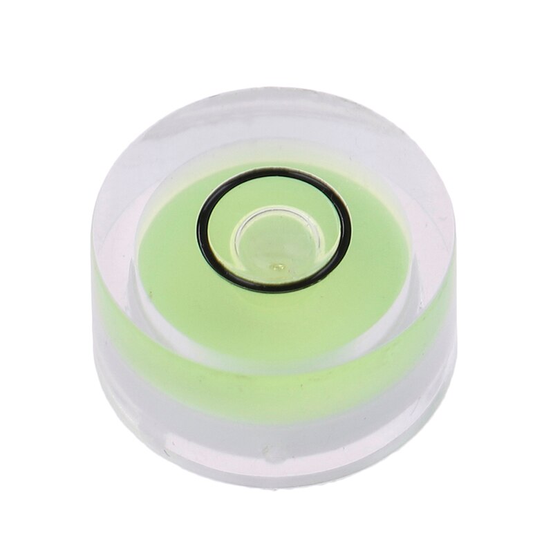 5 stuks 1.2cm mini ronde waterpas graden markering oppervlakte waterpas liniaal meetinstrument
