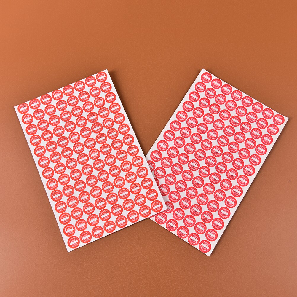 208Pc 10Mm Garantie Fragiele Seal Label Sticker Universele Gegarandeerd Leegte Sticker