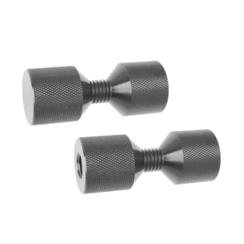 QM82 2 stks/set Stevige aluminium pijpflenspennen geschikt voor nauwkeurige machine-assemblage