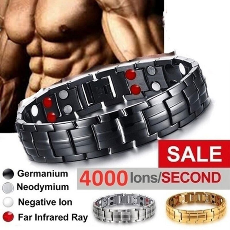 Energy Balance Bracelet Tourmaline Bracelet Health Care Jewelry For Women Magnetic Bracelets & Bangle