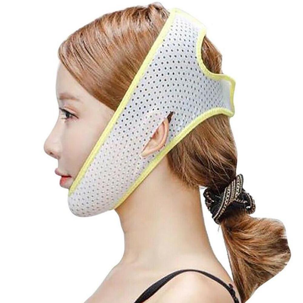 Face-Lift Mask Face-Lift Face-Lift Mask V Face Bandage Belt Face-Lift Slimming Belt Chin Lift Small V Face Artifact: Yellow
