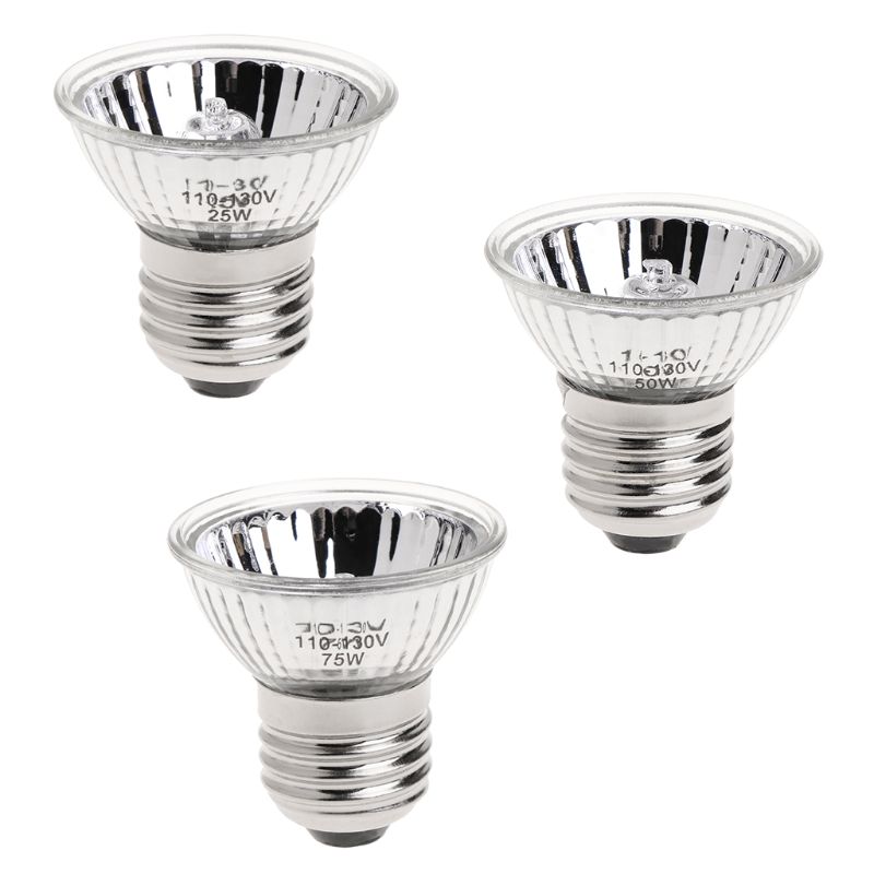 Pets Tortoise Turtle Heating Lamp Light UVA UVB Full Spectrum Sunlamps Emitter Basking Reptile Low-intensity Lights 25W/50W/75W