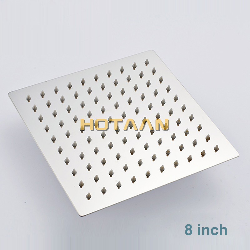 . 20cmx20cm Rain Shower.Ultra Thin Rain Shower Head with arm & Chuveiro Ducha With 42cm Arm.Accessorie Banheiro