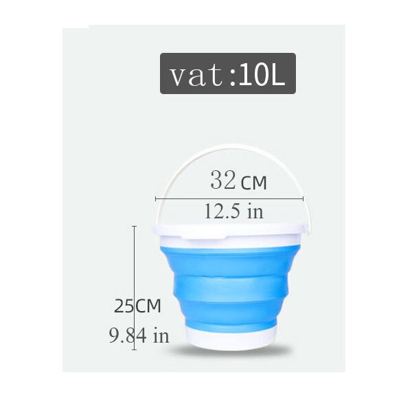 portable mini washing machine small folding foldable shoe washer travel lavatrice da campeggio laundry tub Mask cleaning bucket: 10L upgraded version