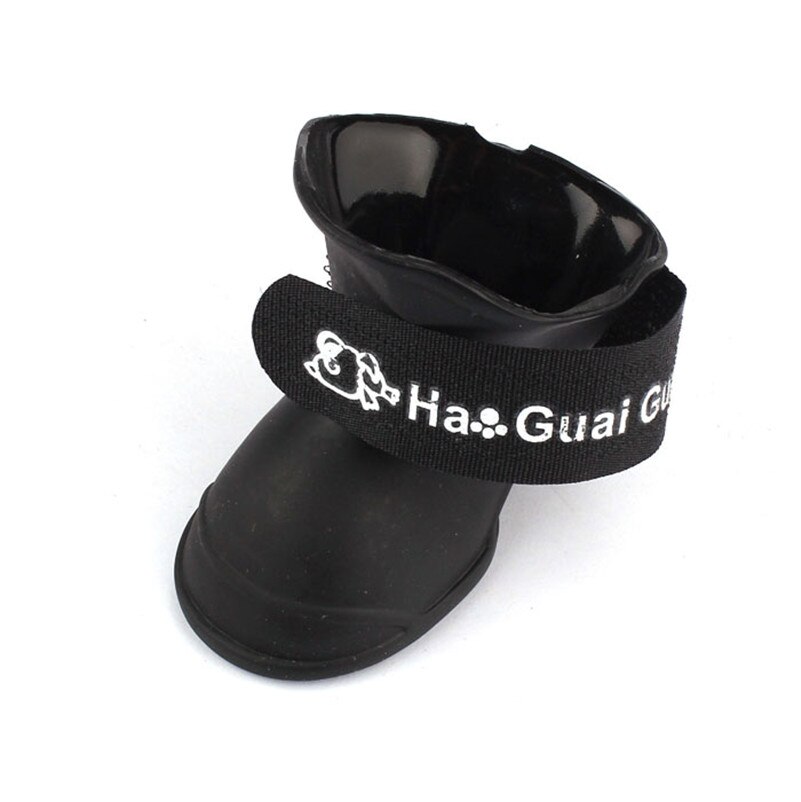 Chaussures de pluie pour chien, lot de 4, bottes imperméables de couleur bonbon pour chien, en caoutchouc de couleur bonbon, bottes de pluie, directe