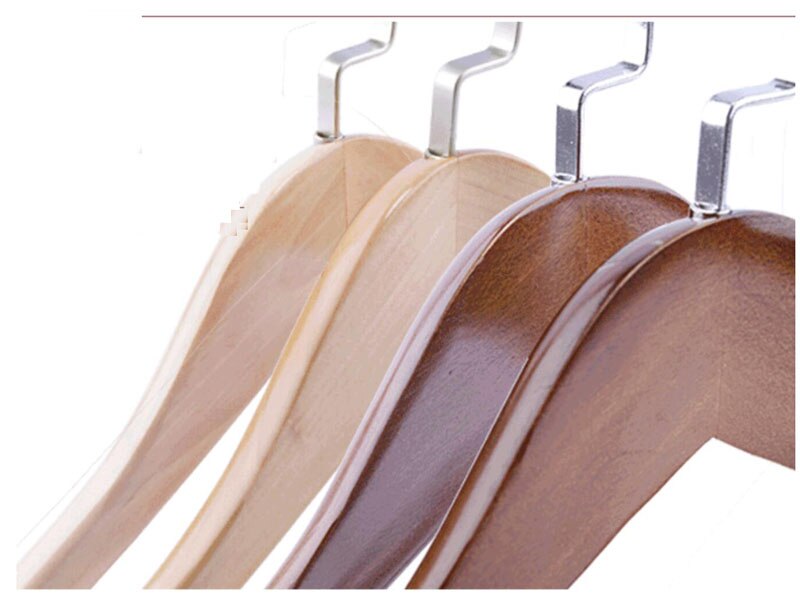 4 teile/los 40/44/45 cm männer und frauen massivholz breite-schulter kleidung Gestell kleidung speicher anzug Gestell ohne Sporn Anti-Schleudern