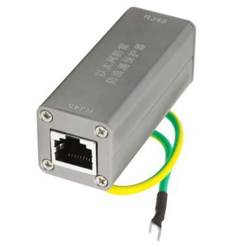 RJ45 Adapter Ethernet Network Device Surge Protector Arrester: Default Title