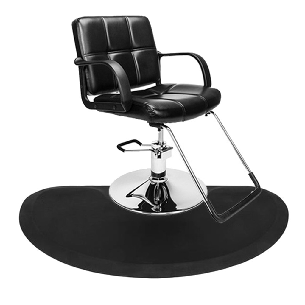 Anti-træthed sort hår stylist måtte skønhedssalon stol leverer barber gulvmåtte anti-træthed gulvmåtte til salon