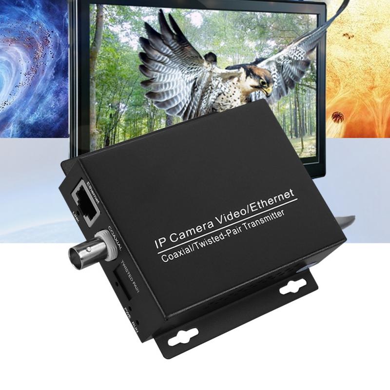 1 paar Ethernet IP Extender Over Coax Kit EoC Coaxiale Kabel voor Cctv Camera 'S