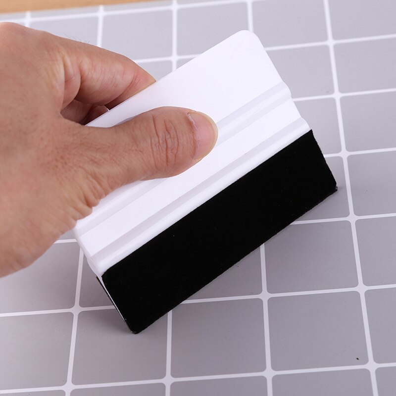 Film plastique souple pour carrosserie de voiture 10x7cm, outil de différentes couleurs, grattoir carré pour papier peint publicitaire, outils de teinte de fenêtre