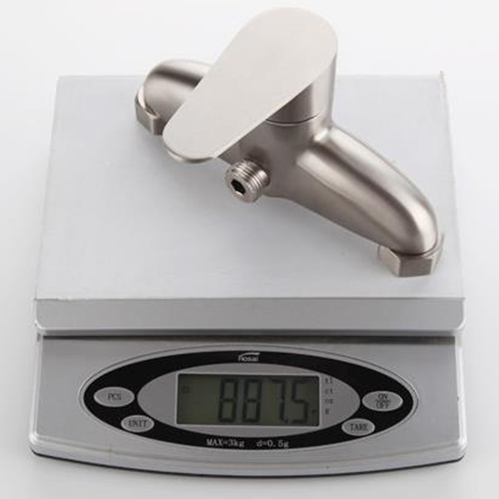 304 Stainless Steel Bathroom Basin Bathtub Shower Mixer Faucet With Handle Shower Tap Bathtub Faucet Set