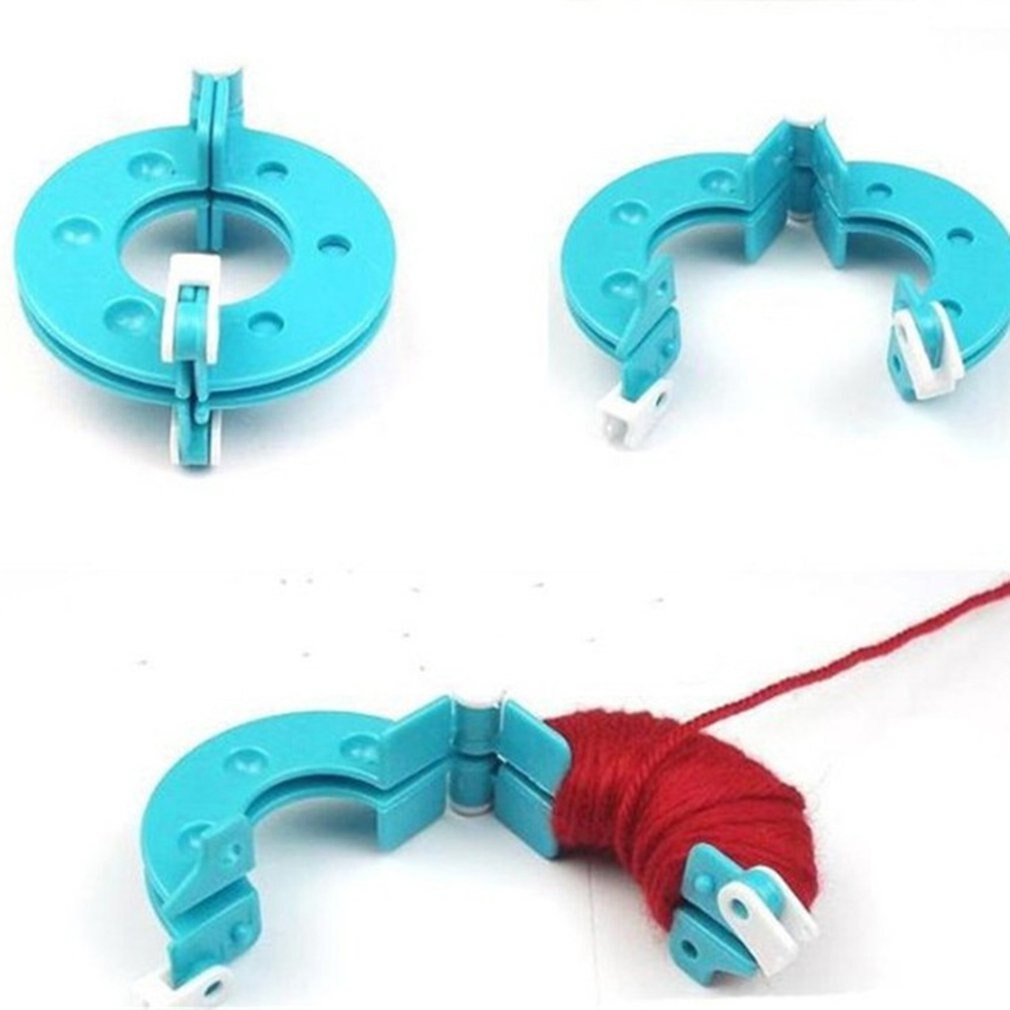 4 Maten Pom Pom Maker Fluff Ball Weave Needlecraft Breien Diy Naald Ambacht Wol Tool Garen Kit Tool Diy Naaien gereedschap