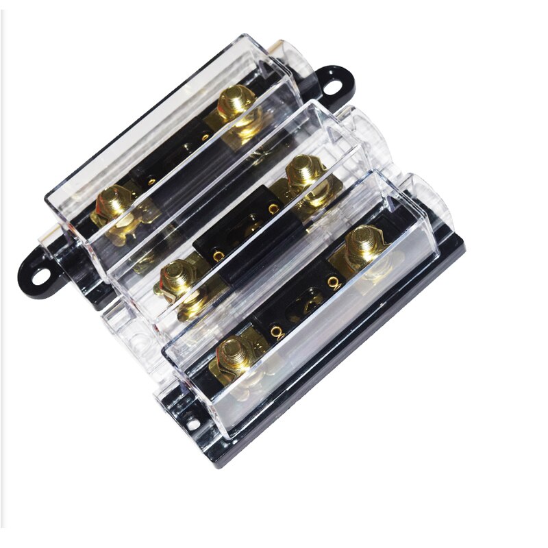 Smeltbare De Voiture Grand Bouchon De Fourche Kreukelzones 80.8X22 Mm Grote Zekeringhouder Bolt Type Zekering Doos Auto geladen Transparant