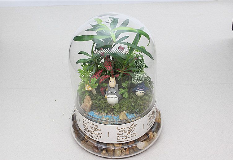 1 Juego de jarrón de cristal colgante para plantas carnosas terrario decoración del hogar botella hidropónica JY 1201