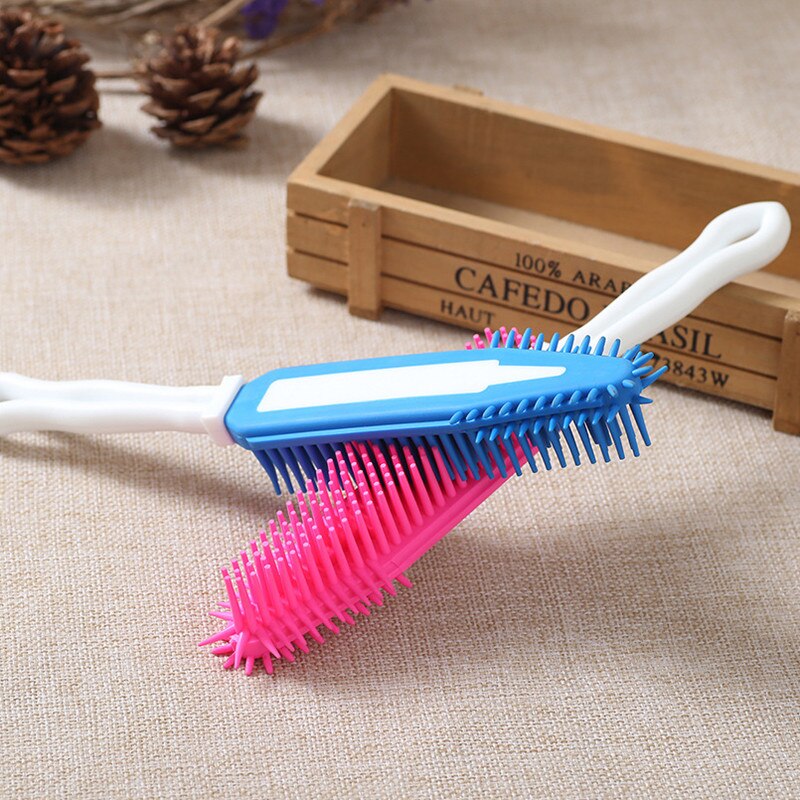 Perro cachorro gato pelo cepillo para el baño de silicona suave cabello pegajoso herramienta Animal PEQUEÑO masaje herramienta
