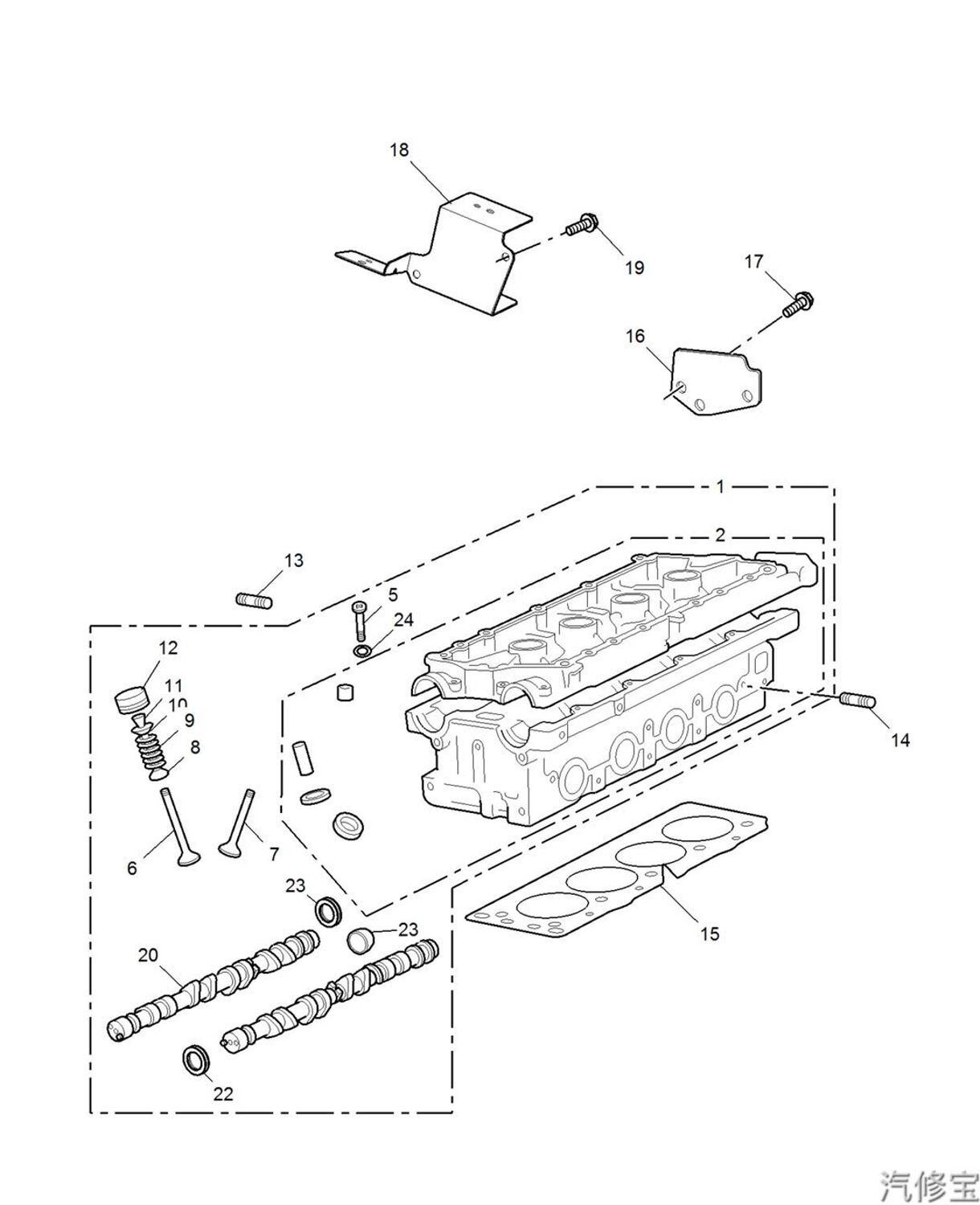 (2 unids/lote) sello de goma del sello del aceite trasero del árbol de levas para las piezas chinas del motor del coche de 550 MG6 1,8 T LUC100220