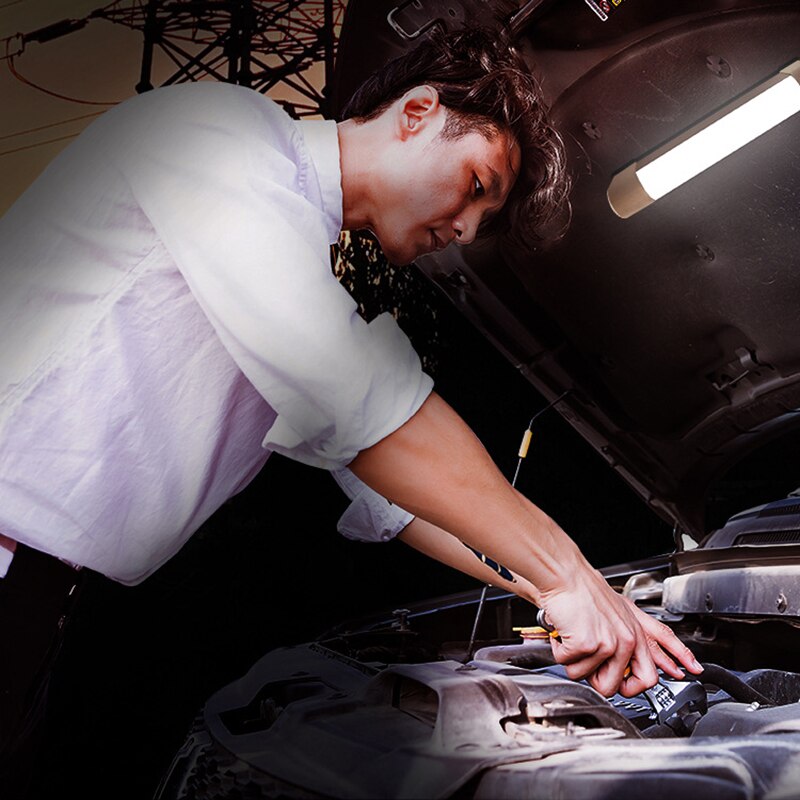 Buiten led lantaarn 18650 draagbare kampeerlampen usb oplaadbare zaklamp werklamp met magneet waterdichte hoofdlamp