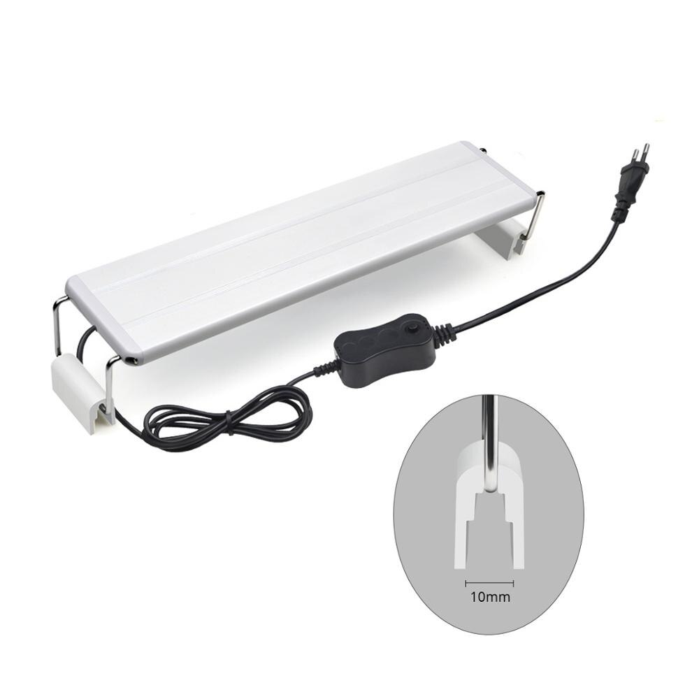 Uitschuifbare Aquarium Licht LED Aquarium Verlichting Clip-on Stijve Bar Verlichting Lamp Aquatic Zoetwater Luces LED Lamp voor aquarium