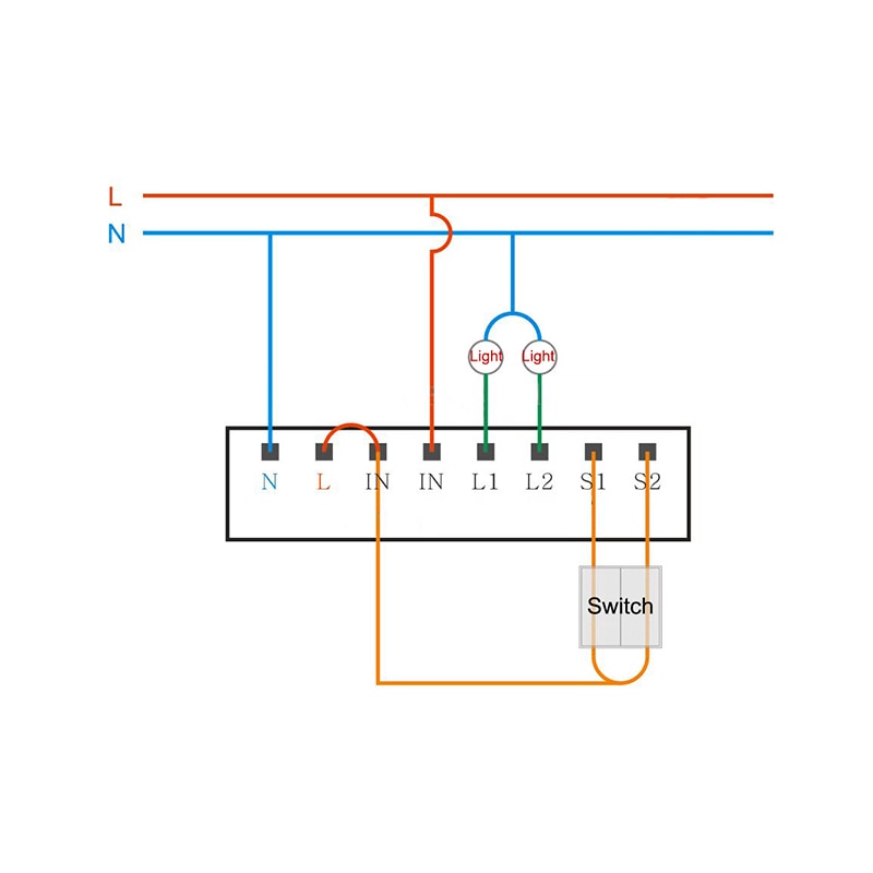 Original Aqara Eigenstone Módulo de control de vía de dos canales controlador de Relé inalámbrico 2 canales para xiaomi Mijia APP y kit de hogar