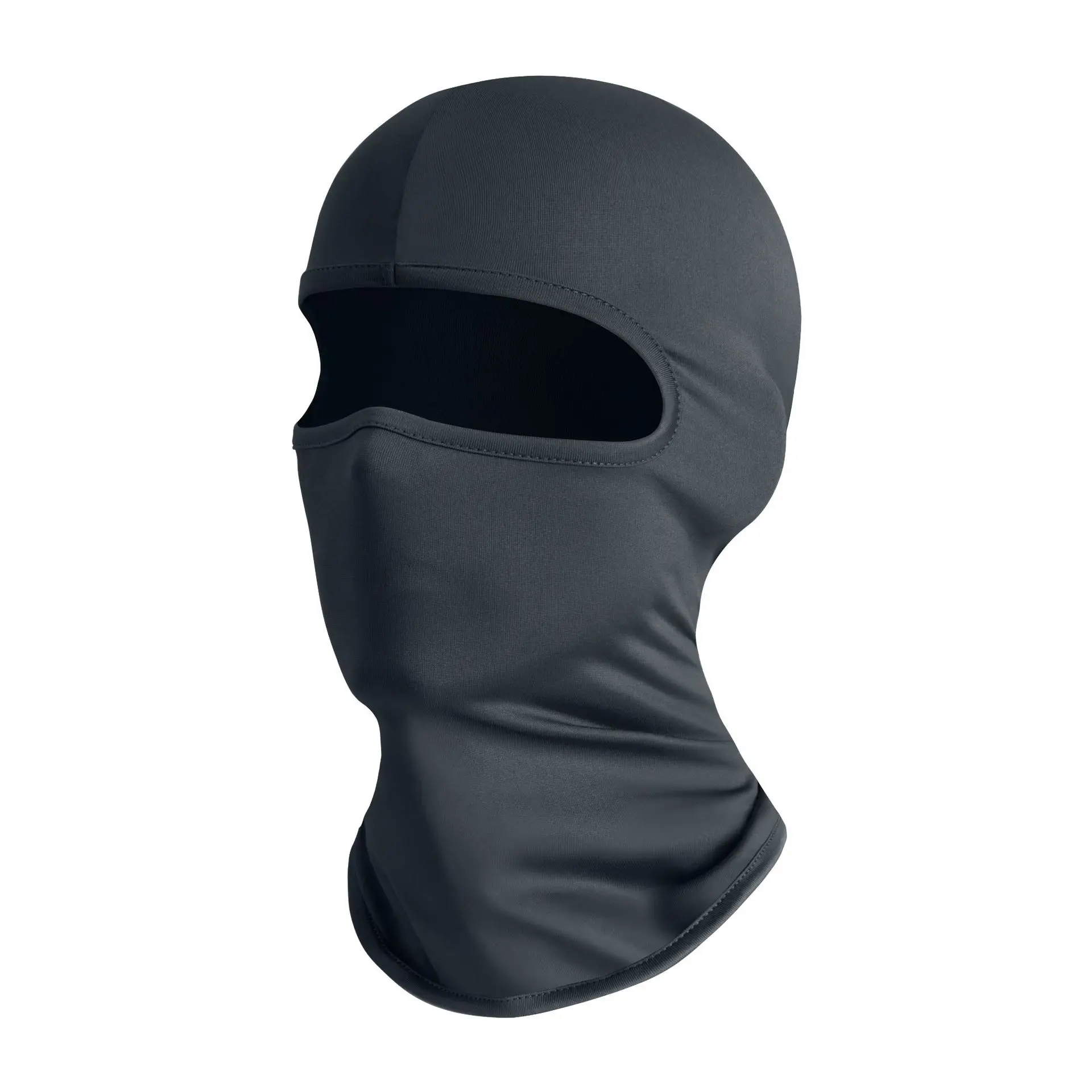 Fietsmasker Kap voor Heren Bivakmuts Volledig Gezicht Motor Fietshelm Hoed Bandana Outdoor Ademend Gezichtsschild Biker Masker: Zilver