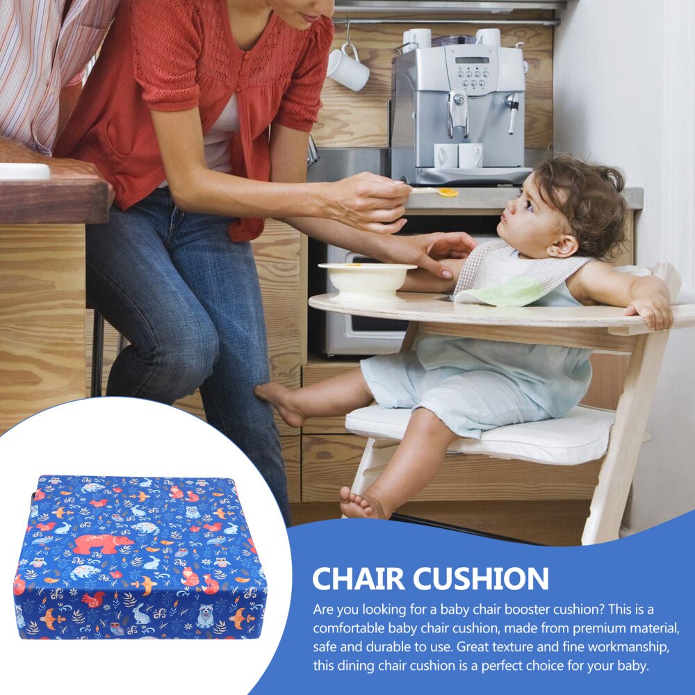 1pc Children Chair Lift Cushion Chair Detachable Cartoon Chair Booster Cushion