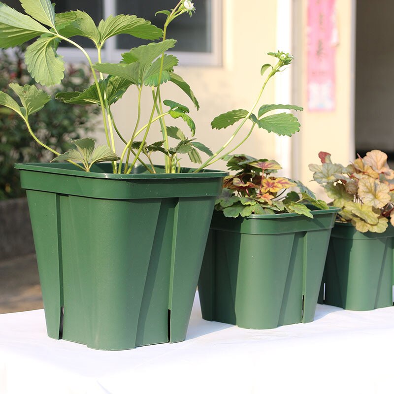 5Pcs Root-Controlling Pots, Breathable and Not Rotten Roots, Planting Pots, Green Planting Season Plastic Flower Pots