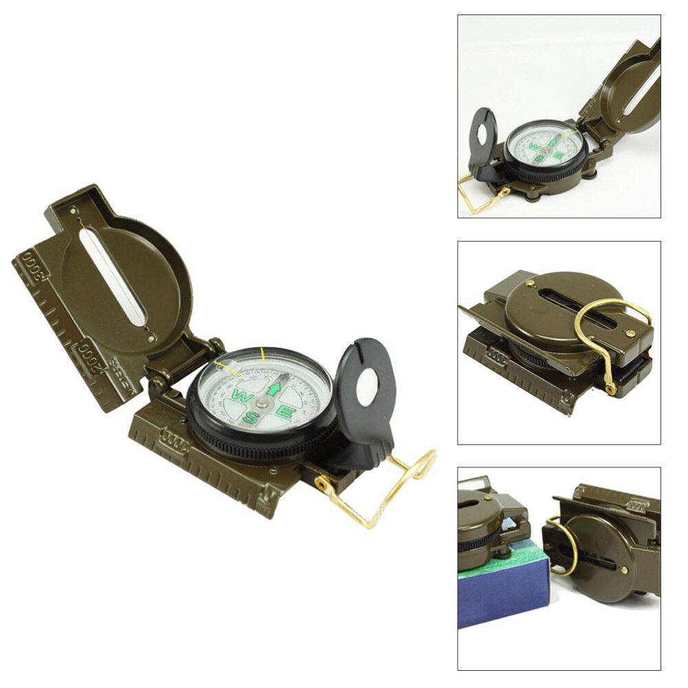 1Pc Navigatie Kaart Outdoor Kompas Oriëntatie Tool Engels Kompas Outdoor Kaart Voor Wandelen Camp Travel