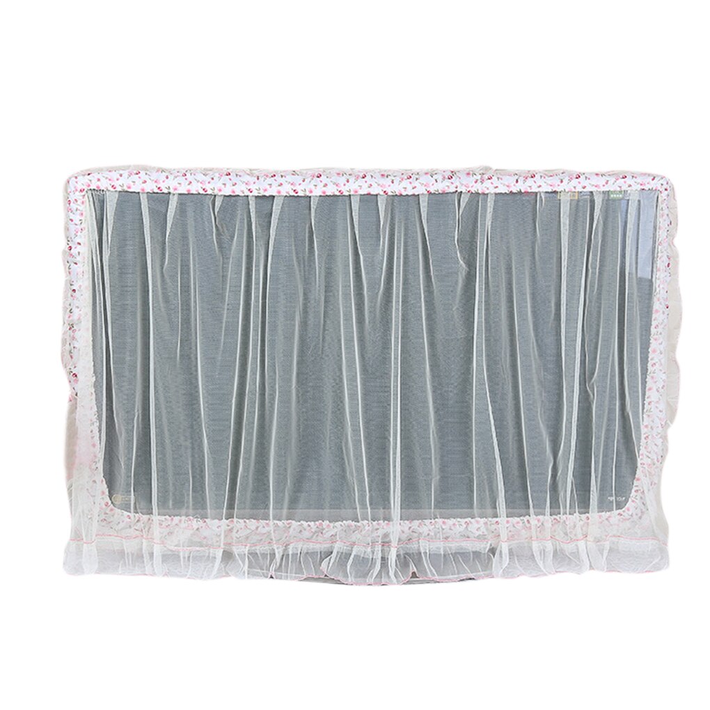 Home Hotel Office Printed Screen Dust Cover Living Room Bedroom Indoor TV Dustproof Cover: purple 42to47inch