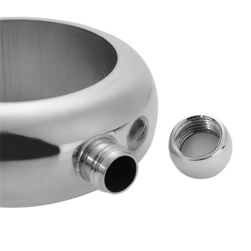 Bangle Bracelet Hip Flask 100ml Portable Round Chic Wine Bottle Whiskey Vodka Alcohol Drinkware
