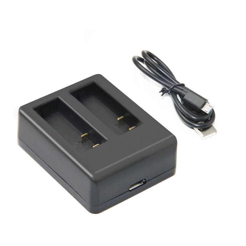 Für SJCAM Dual Port Batterie Ladegerät LED 2 Ports + USB Kabel für Sjcam M10 Sj4000 Sj5000 Sj 5000 Action kamera Sj9000 Zubehör