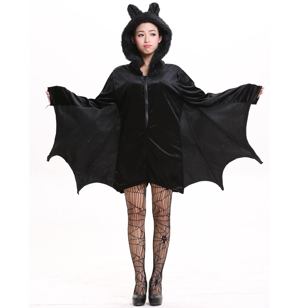 Costumi cosplay per feste di carnevale di Halloween Costume da vampiro pipistrello nero abbinato alla famiglia per bambini adulti Tuta cosplay pipistrello per bambini: XXL / Beige