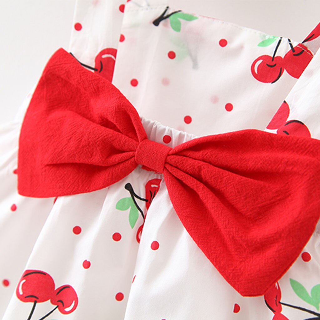 Robes pour bébés filles | Ensemble de 2 pièces, avec chapeau, sans manches, imprimé de fleurs, avec nœud, tenue princesse pour fête d'anniversaire, 20Jan3