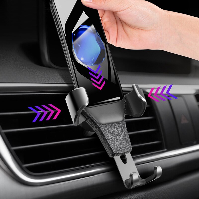 Für Handy Im Auto Air Vent Halterung Schwerkraft Stehen Auto Telefon Halter Keine Magnetische Handy Halter Universal Smartphone Zelle unterstützung