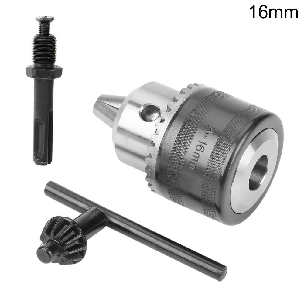 1Pc 13-16mm OR Hex Shank Drill Chuck Keyless Drilling Quick Change Bit Adapter Converter Woodworking Power Tool: 16mm