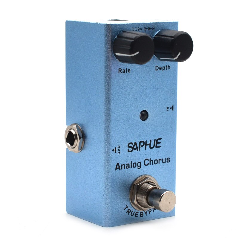 SAPHUE Electric Guitar Pedal Vintage Overdrive/Distortion Crunch/Distortion/US Dream/Classic Chorus/Vintage Phase/Digital Delay: Analog Chorus
