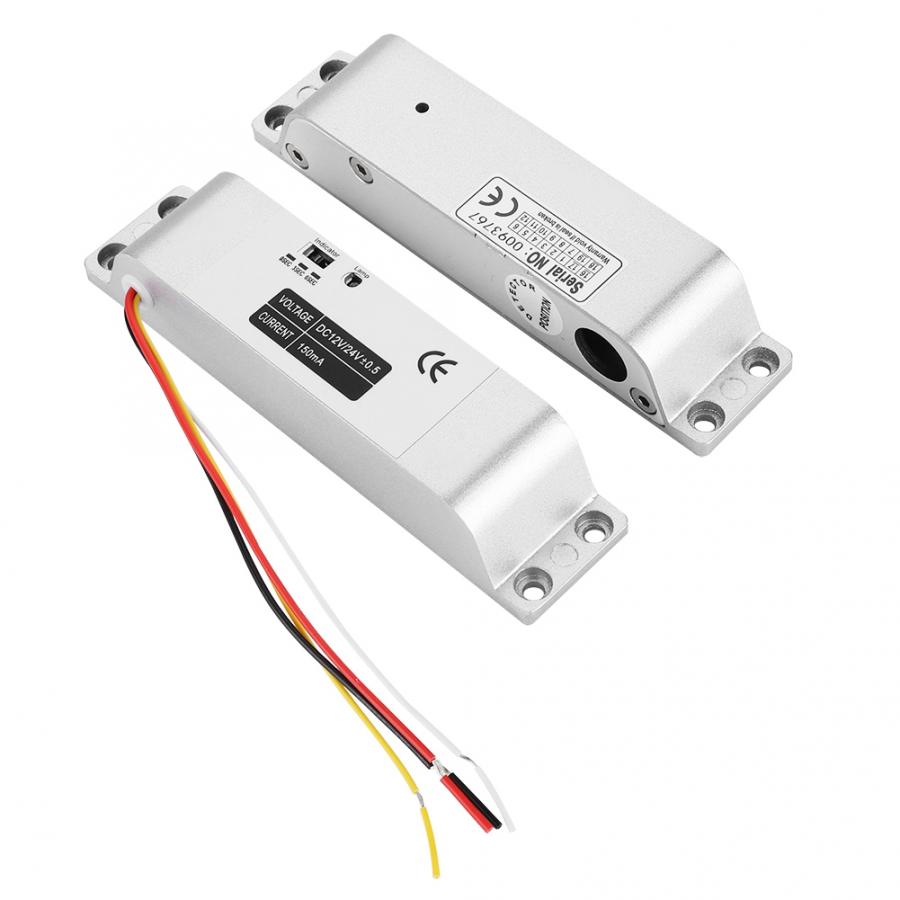 DC12V 1000KG serratura magnetica elettrica porta a induzione magnetica controllo accessi ingresso serratura elettrica per controllo accessi