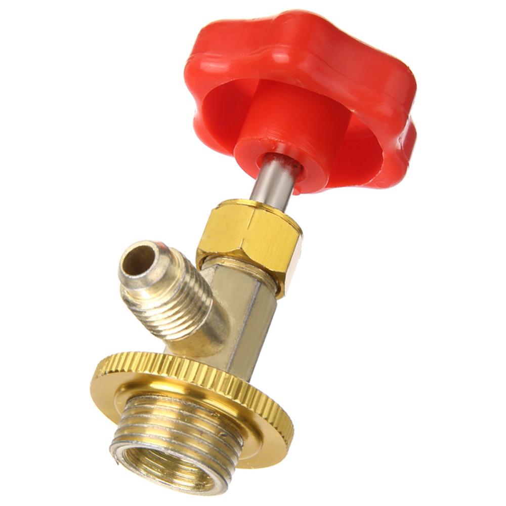 For Car Air Conditioning Refrigerant Open 1PC SAE Auto AC Can Tap Valve Bottle Opener R134a M14 / 1/4" Leak-proof Switch