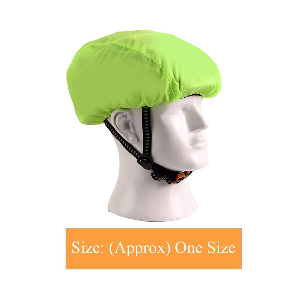 Outdoor Bicycle Fluorescent Unisex Adults Waterproof Helmet Cover