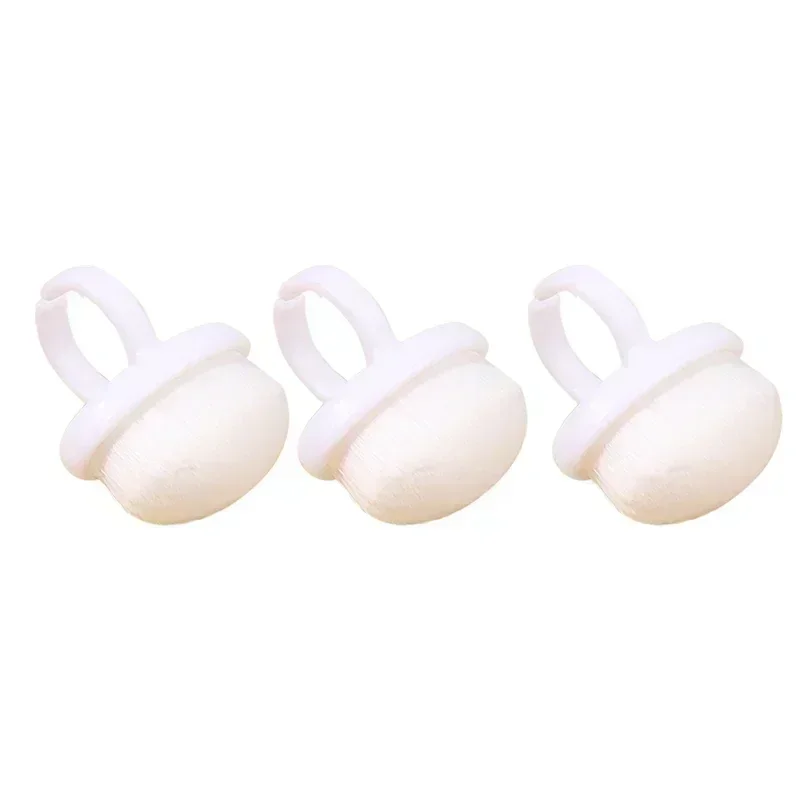 Rengjøringsbørste til neglestøv, myk plast, negleringbørste, rengjør neglekunst, fjerning av gelpoleringspulver, oval ringstøvbørste, manikyr: Plomme