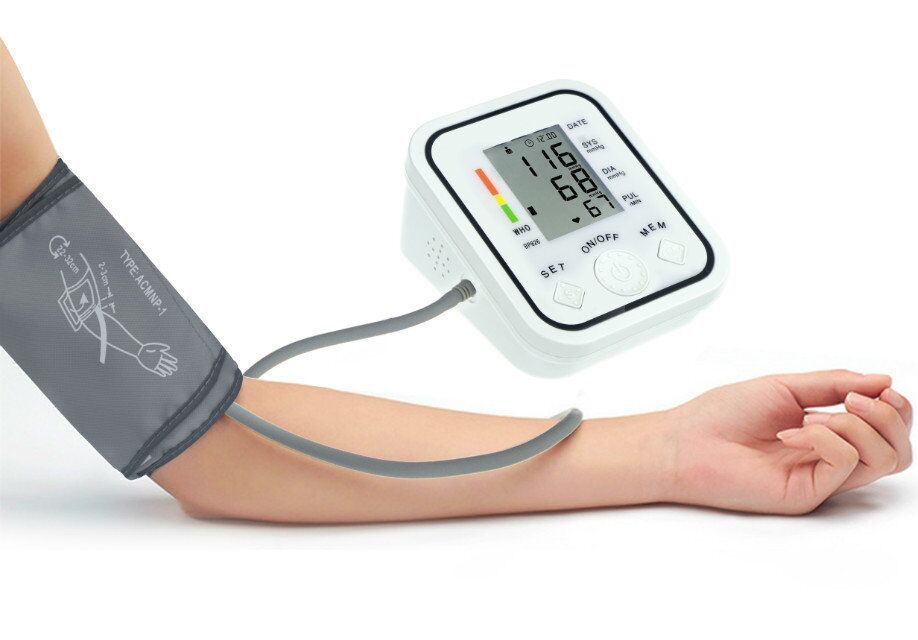 Home digtal Arm Blood Pressure Monitor BP for elderly Sphygmomanometer Pressure Meter Tonometer for Measuring Arterial Pressure